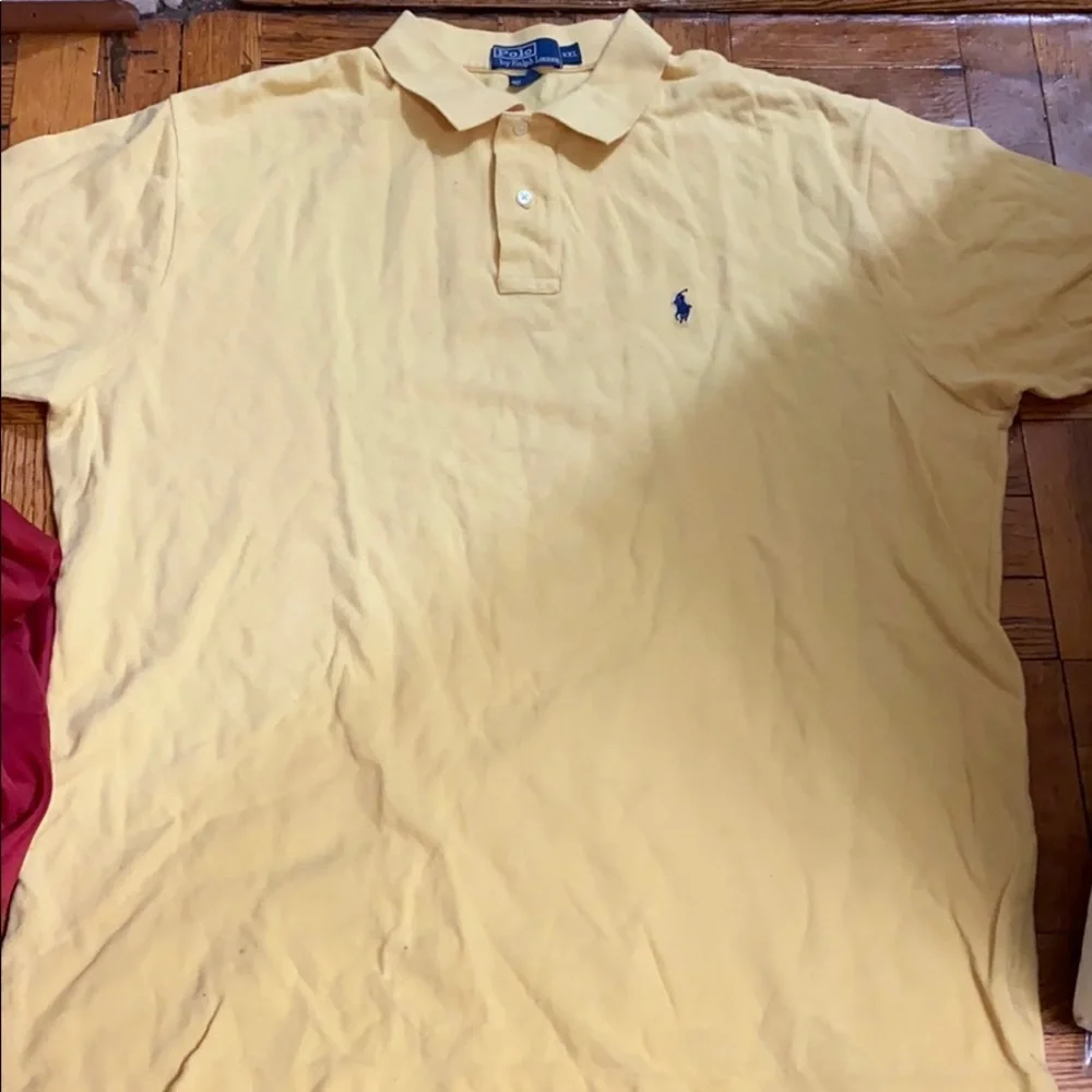 Polo Ralph Lauren yellow polo shirt